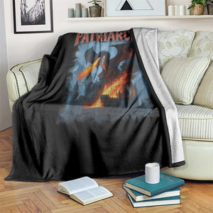 Vintage 90s Feminism Dragon Throw Blanket Burn the Patriarchy TS10 Print Your Wear