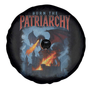 Vintage 90s Feminism Dragon Spare Tire Cover Burn the Patriarchy TS10 Print Your Wear