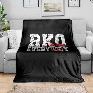 RKO Everybody Blood Throw Blanket TS10 Print Your Wear