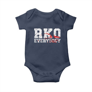 RKO Everybody Blood Baby Onesie - TS10 Navy Print Your Wear