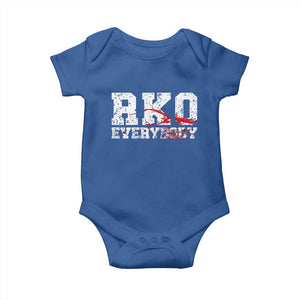 RKO Everybody Blood Baby Onesie - TS10 Royal Blue Print Your Wear