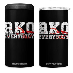 RKO Everybody Blood 4 in 1 Can Cooler Tumbler TS10 One Size: 16 oz Black Print Your Wear