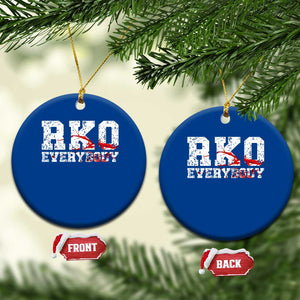 RKO Everybody Blood Ceramic Ornament TS10 1pc Blue Print Your Wear