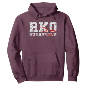 RKO Everybody Blood Hoodie TS10 Maroon Print Your Wear