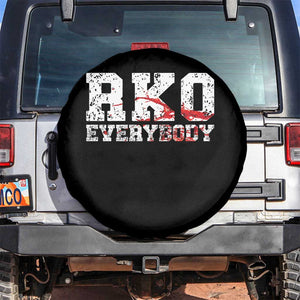 RKO Everybody Blood Spare Tire Cover TS10 No hole Black Print Your Wear