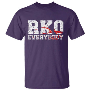 RKO Everybody Blood T Shirt - Wrestling Fan Graphic Tee - Bold Statement Shirt TS10 Purple Print Your Wear
