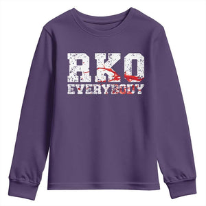 RKO Everybody Blood Youth Sweatshirt TS10 Purple Print Your Wear