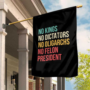 No Kings Garden Flag Retro Resistance TS10 Print Your Wear