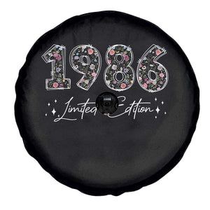 40th Birthday Spare Tire Cover Floral 1986 40 Year Old Birthday Gifts For Women TS10 Print Your Wear