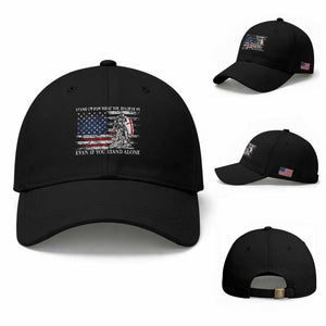 Catholic Knight Templar Baseball Cap American Flag Crusader Cross TS10 Baseball Cap Universal Fit Black Print Your Wear
