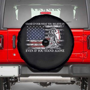 Catholic Knight Templar Spare Tire Cover American Flag Crusader Cross TS10 Black Print Your Wear