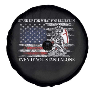 Catholic Knight Templar Spare Tire Cover American Flag Crusader Cross TS10 Print Your Wear