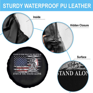 Catholic Knight Templar Spare Tire Cover American Flag Crusader Cross TS10 Print Your Wear