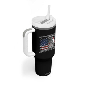 Catholic Knight Templar Tumbler With Handle American Flag Crusader Cross TS10 Print Your Wear