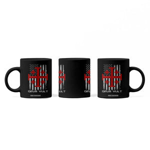 Catholic Knight Templar Crusader Cross Coffee Mug Knight Templar Patriotic American Flag TS10 Print Your Wear