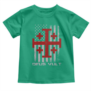 Catholic Knight Templar Crusader Cross Toddler T Shirt Knight Templar Patriotic American Flag TS10 Irish Green Print Your Wear
