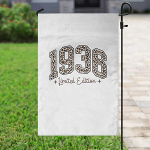1936 Retro Birthday Garden Flag 90 Year Old Leopard 90th Birthday Gifts For Women TS10 Print Your Wear
