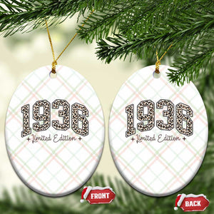 1936 Retro Birthday Ceramic Ornament 90 Year Old Leopard 90th Birthday Gifts For Women TS10 Print Your Wear