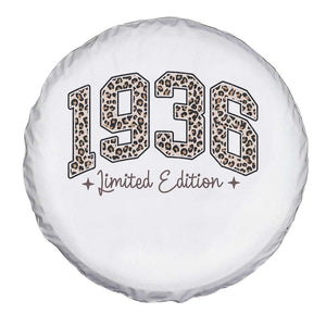 1936 Retro Birthday Spare Tire Cover 90 Year Old Leopard 90th Birthday Gifts For Women TS10 Print Your Wear