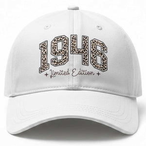 1946 Retro Birthday Baseball Cap 80 Year Old Leopard 80th Birthday Gifts For Women TS10 Print Your Wear