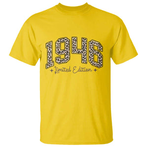 1946 Retro Birthday T Shirt 80 Year Old Leopard 80th Birthday Gifts For Women TS10 Daisy Print Your Wear