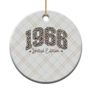 1966 Retro Birthday Ceramic Ornament 60 Year Old Leopard 60th Birthday Gifts For Women TS10 1pc Christmas Plaid Print Your Wear