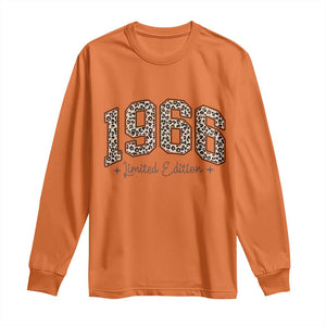 1966 Retro Birthday Long Sleeve Shirt 60 Year Old Leopard 60th Birthday Gifts For Women TS10 Orange Print Your Wear