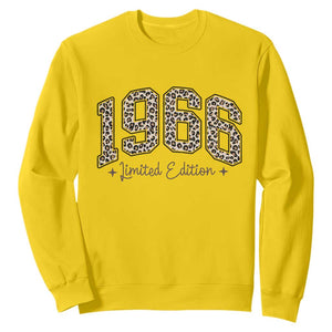 1966 Retro Birthday Sweatshirt 60 Year Old Leopard 60th Birthday Gifts For Women TS10 Daisy Print Your Wear
