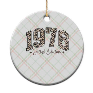 1976 Retro Birthday Ceramic Ornament 50 Year Old Leopard 50th Birthday Gifts For Women TS10 1pc Christmas Plaid Print Your Wear