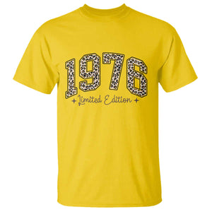 1976 Retro Birthday T Shirt 50 Year Old Leopard 50th Birthday Gifts For Women TS10 Daisy Print Your Wear