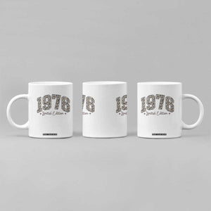 1976 Retro Birthday Coffee Mug 50 Year Old Leopard 50th Birthday Gifts For Women TS10 Print Your Wear