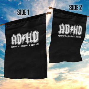 Funny ADHD Garden Flag Hey Look a Squirrel Rocks Graphic TS10 Print Your Wear