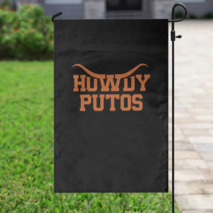 Howdy Putos Garden Flag Funny Western Cowboy Spanish Slang TS10 Print Your Wear