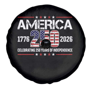 250th Anniversary Spare Tire Cover American 250 Years Birthday Patriotic 1776 2026 TS10 Print Your Wear