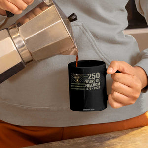 250th Anniversary Coffee Mug 1776 2026 250 Years Birthday Patriotic Camouflage USA Flag TS10 Print Your Wear
