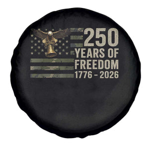 250th Anniversary Spare Tire Cover 1776 2026 250 Years Birthday Patriotic Camouflage USA Flag TS10 Print Your Wear