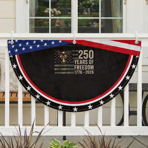 250th Anniversary Patriotic Fan Flag 1776 2026 250 Years Birthday Camouflage USA Flag