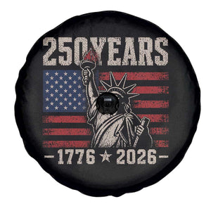 USA Independence 250th Anniversary Spare Tire Cover Patriotic Lady Liberty American Flag 250 Years 1776 2026 TS10 Print Your Wear