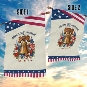 250 Anniversary Patriotic Garden Flag Floral Liberty Bell USA 250th American 4th July 2026 TS10 Print Your Wear