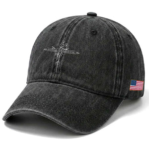 Motherhood Is Kingdom Work Washed Cotton Baseball Cap Floral Cross Christian Mama Mothers Day TS10 Print Your Wear