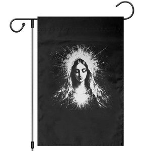 Catholic Virgin Mary Garden Flag Vintage Marian Face Christian Our Lady TS10 Black Print Your Wear
