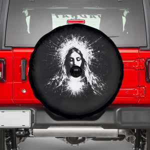 Catholic Virgin Mary Spare Tire Cover Vintage Marian Face Christian Our Lady TS10 Black Print Your Wear