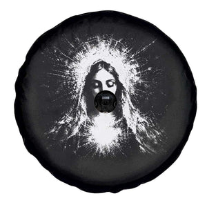 Catholic Virgin Mary Spare Tire Cover Vintage Marian Face Christian Our Lady TS10 Print Your Wear