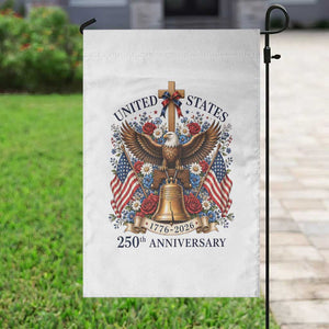 250 Anniversary USA Patriotic Eagle Garden Flag Flower 250th Birthday 4th Of July 2026 TS10 Print Your Wear