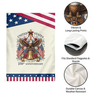 250 Anniversary USA Eagle Patriotic Garden Flag Flower 250th Birthday 4th Of July 2026 TS10 Print Your Wear