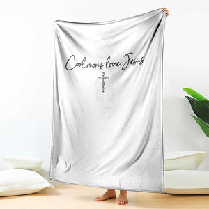 Cool Moms Love Jesus Throw Blanket Christian Mom Floral Mama Mothers Day TS10 Print Your Wear