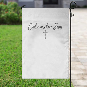 Cool Moms Love Jesus Garden Flag Christian Mom Floral Mama Mothers Day TS10 Print Your Wear