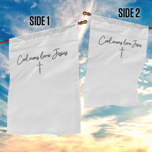 Cool Moms Love Jesus Garden Flag Christian Mom Floral Mama Mothers Day TS10 Print Your Wear
