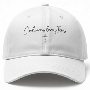 Cool Moms Love Jesus Baseball Cap Christian Mom Floral Mama Mothers Day TS10 Print Your Wear