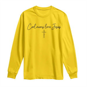 Cool Moms Love Jesus Long Sleeve Shirt Christian Mom Floral Mama Mothers Day TS10 Daisy Print Your Wear